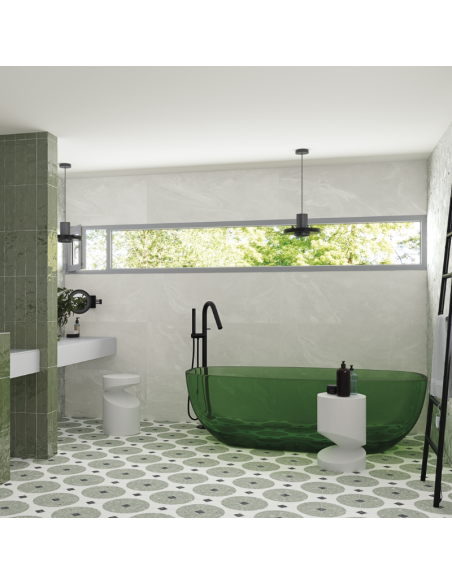 Azulejo STRAVAGANZA Gris 45x120cm de Vives - Ref. 4YXP | Azulisimo