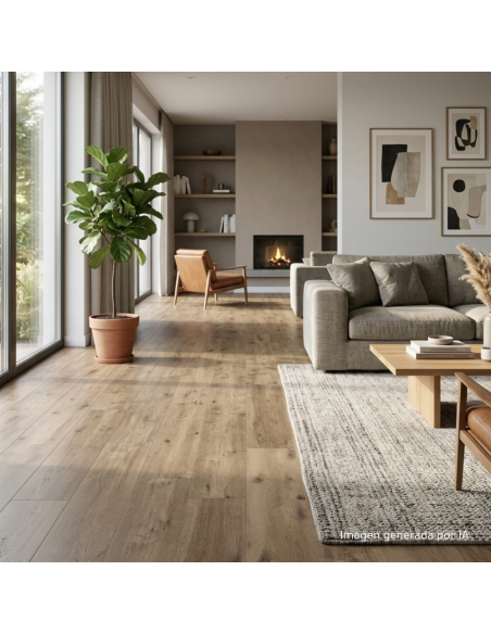 Porcelánico TREVERKHOME Olmo 30x120cm de MARAZZI. Referencia MKLA | Azulisimo