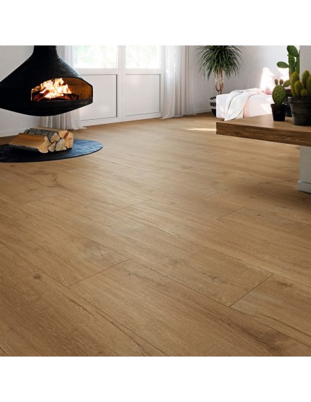 Suelo porcelánico SELVA Iroko 26x160cm de GRESPANIA - 86VS29T | Azulisimo