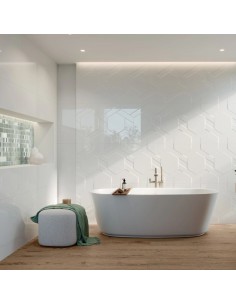 Azulejo ISLANDIA Blanco brillo de Grespania 60x120 | Grespania 2