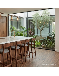 Porcelánico TREVERKCHIC Noce italiano 15x120cm de MARAZZI. Referencia MH2Z | Azulisimo 2