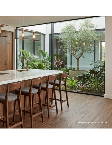 Porcelánico TREVERKCHIC Noce italiano 15x120cm de MARAZZI. Referencia MH2Z | Azulisimo