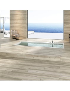 Porcelánico SHERWOOD Cedro 19.5x120cm de GRESPANIA - 19SH39T | Azulisimo 2