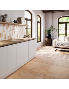 Porcelánico Manises, color Arcilla 60x60cm de la marca Grespania. Ref 41MN-20 2