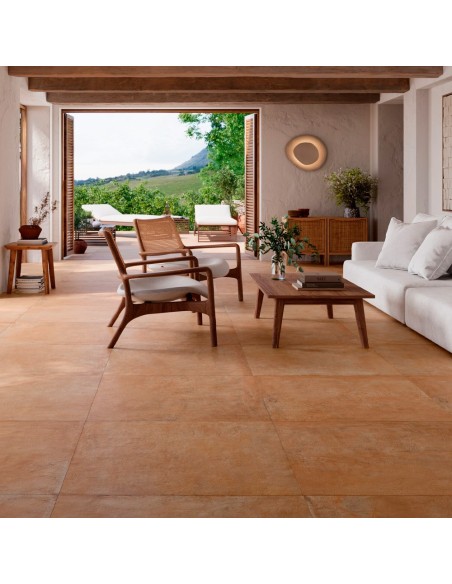 Porcelánico Manises, color Arcilla 80x80cm de la marca Grespania.