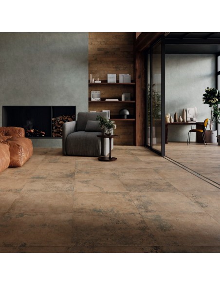 Porcelánico Manises, color Musgo 80x80cm de la marca Grespania.