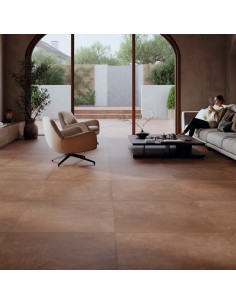 Porcelánico Manises, color Terracota 80x80cm de la marca Grespania. 2