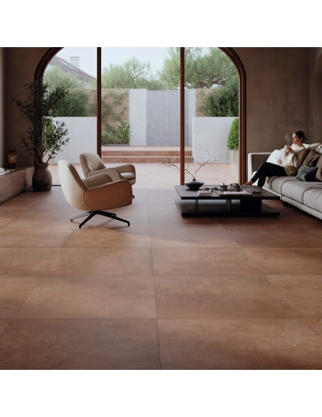 Porcelánico Manises, color Terracota 80x80cm de la marca Grespania.