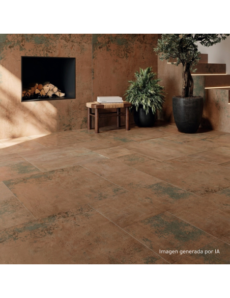 Porcelánico Manises, color Musgo multiformato de la marca Grespania.