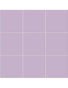 Azulejo Chroma, color violeta, acabado mate, formato 20x20cm de la marca Mainzu.
