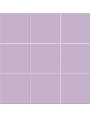 Azulejo Chroma, color violeta, acabado mate, formato 20x20cm de la marca Mainzu.