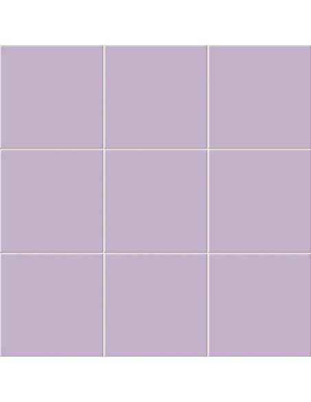 Azulejo Chroma, color violeta, acabado mate, formato 20x20cm de la marca Mainzu.
