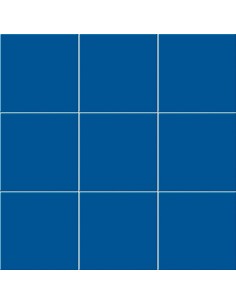 Azulejo Chroma, color azul oscuro, acabado mate, formato 20x20cm de la marca Mainzu.
