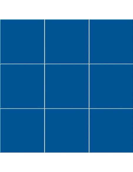 Azulejo Chroma, color azul oscuro, acabado mate, formato 20x20cm de la marca Mainzu.
