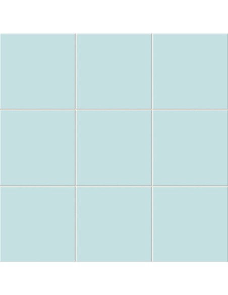 Azulejo Chroma, color cielo, acabado mate, formato 20x20cm de la marca Mainzu.
