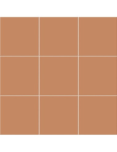 Azulejo Chroma, color moka, acabado mate, formato 20x20cm de la marca Mainzu.