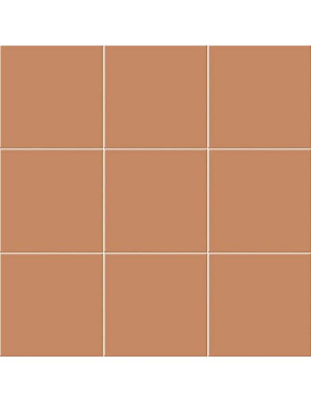 Azulejo Chroma, color moka, acabado mate, formato 20x20cm de la marca Mainzu.