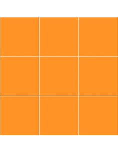 Azulejo Chroma, color Naranja, formato 20x20cm de la marca Mainzu.