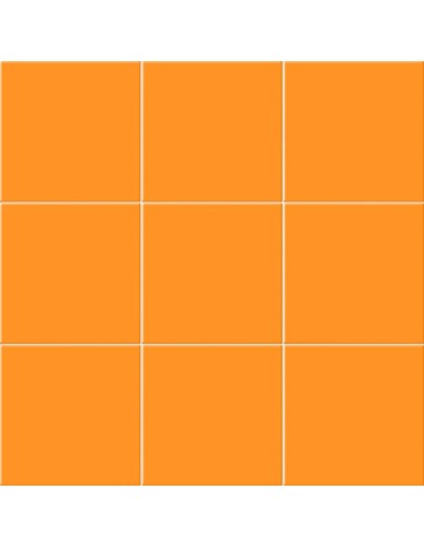 Azulejo Chroma, color Naranja, formato 20x20cm de la marca Mainzu.