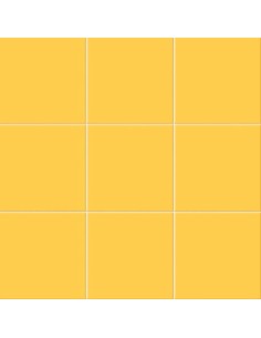 Azulejo Chroma, color Amarillo, formato 20x20cm de la marca Mainzu.
