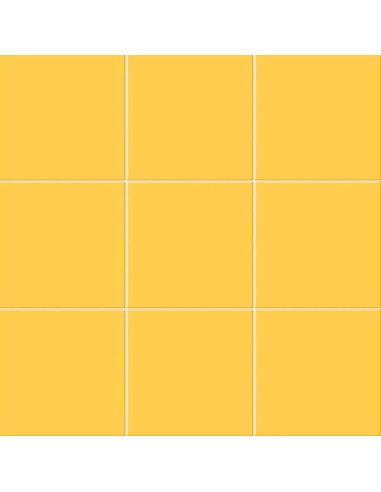 Azulejo Chroma, color Amarillo, formato 20x20cm de la marca Mainzu.