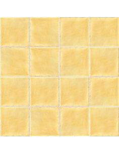 Muestra Azulejo ESTIL ANTIC Amarillo, beige y VITTA Limone de Mainzu