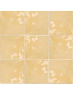 Muestra Azulejo ESTIL ANTIC Amarillo, beige y VITTA Limone de Mainzu 2