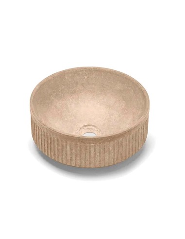 Lavabo sobre encimera STRIAE de Batcho | Lavabo de piedra | Azulisimo