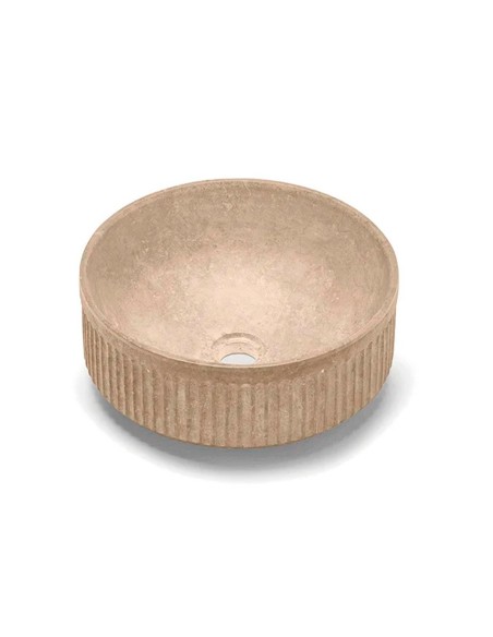Lavabo sobre encimera STRIAE de Batcho | Lavabo de piedra | Azulisimo