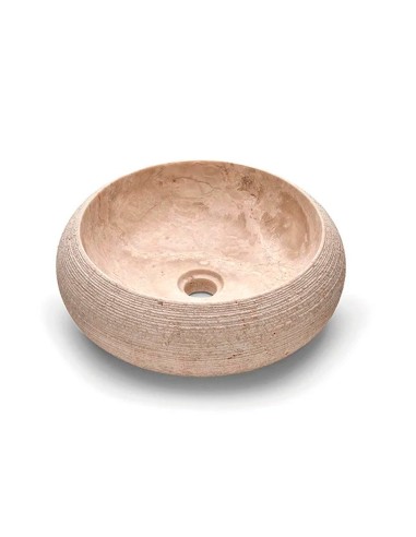 Lavabo sobre encimera DOMED de Bathco | Lavabo de piedra | Azulisimo