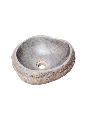 Lavabo sobre encimera RIO de Bathco | Lavabo de piedra | Azulisimo
