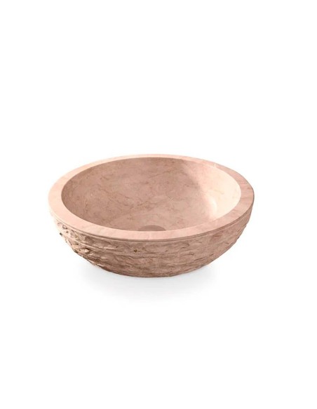 Lavabo sobre encimera PUCKET de Bathco | Lavabo de piedra | Azulisimo