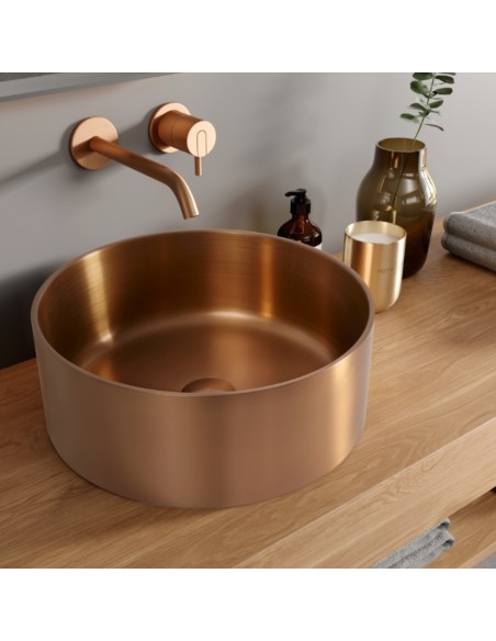 Lavabo METAL de Mosavit | Lavabo acero inoxidable | Azulisimo