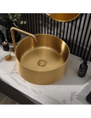 Lavabo METAL de Mosavit | Lavabo acero inoxidable | Azulisimo