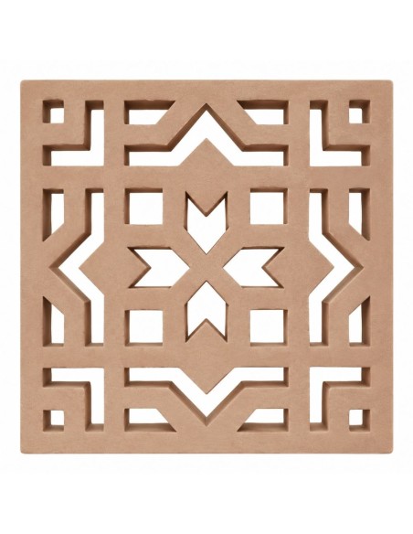 Celosía ISPAL ETHERNAL de Mainzu 20x20 cm | Azulisimo | Cerámica extruída