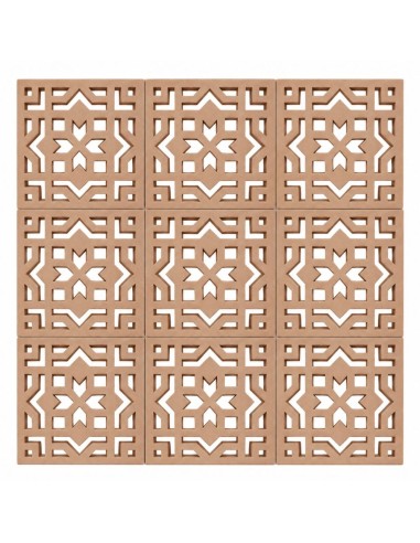Celosía ISPAL ETHERNAL de Mainzu 20x20 cm | Azulisimo | Cerámica extruída