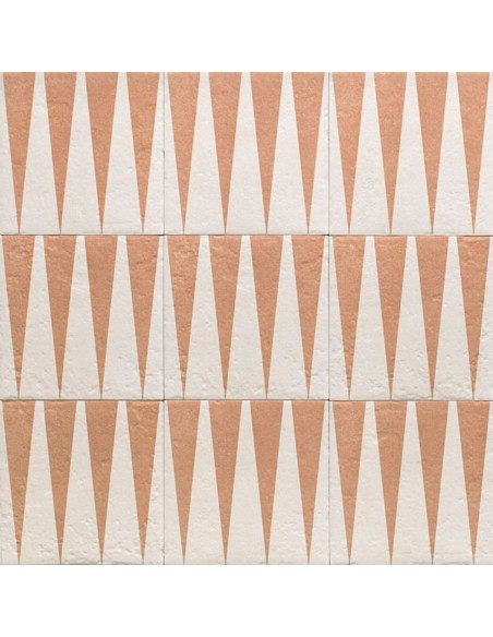 Porcelánico CENEM TERRA Decor Canem Four de Mainzu 20x20cm | Porcelánico efecto hidráulico para interior| Azulisimo