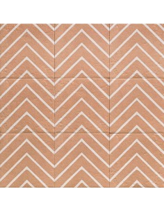 Porcelánico CENEM TERRA Decor Canem One de Mainzu 20x20cm | Porcelánico efecto hidráulico para interior| Azulisimo