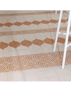 Porcelánico CENEM TERRA White Season de Mainzu 20x20cm | Porcelánico efecto hidráulico para interior| Azulisimo 2