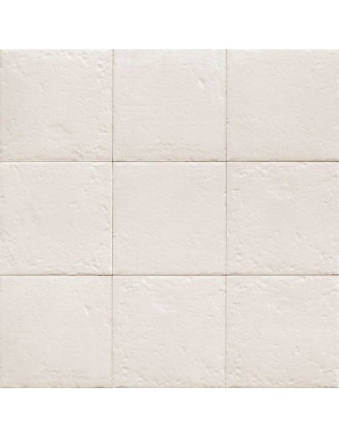 Porcelánico CENEM TERRA White Season de Mainzu 20x20cm | Porcelánico efecto hidráulico para interior| Azulisimo