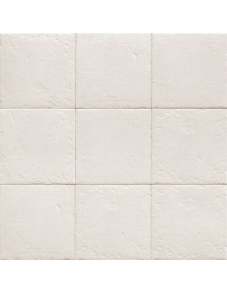 Porcelánico CENEM TERRA White Season de Mainzu 20x20cm | Porcelánico efecto hidráulico para interior| Azulisimo