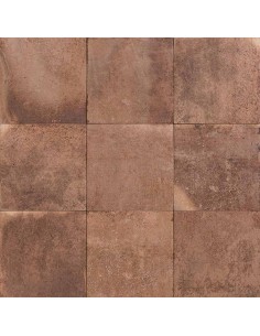 Porcelánico FONDANT Cuero de Mainzu 20x20cm | Porcelánico efecto hidráulico para exterior | Azulisimo