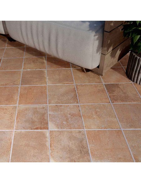 Porcelánico FONDANT Natural de Mainzu 20x20cm | Porcelánico efecto hidráulico para exterior | Azulisimo