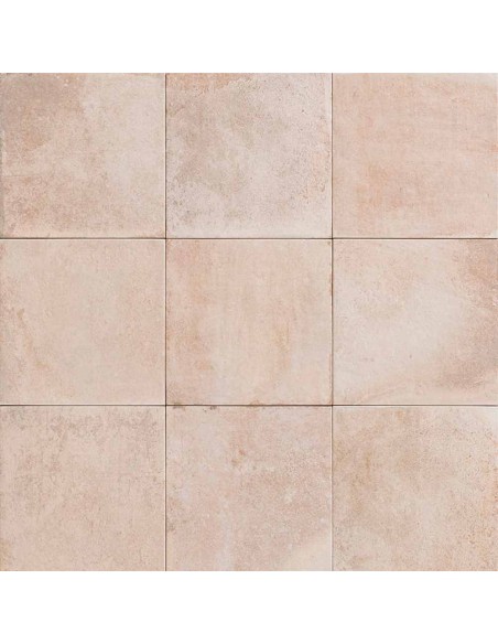 Porcelánico FONDANT Blanc de Mainzu 20x20cm | Porcelánico efecto hidráulico para exterior | Azulisimo