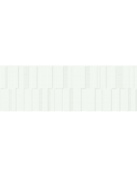 Azulejo PURE White Struttura Code 3D Sat de MARAZZI. Ref M130