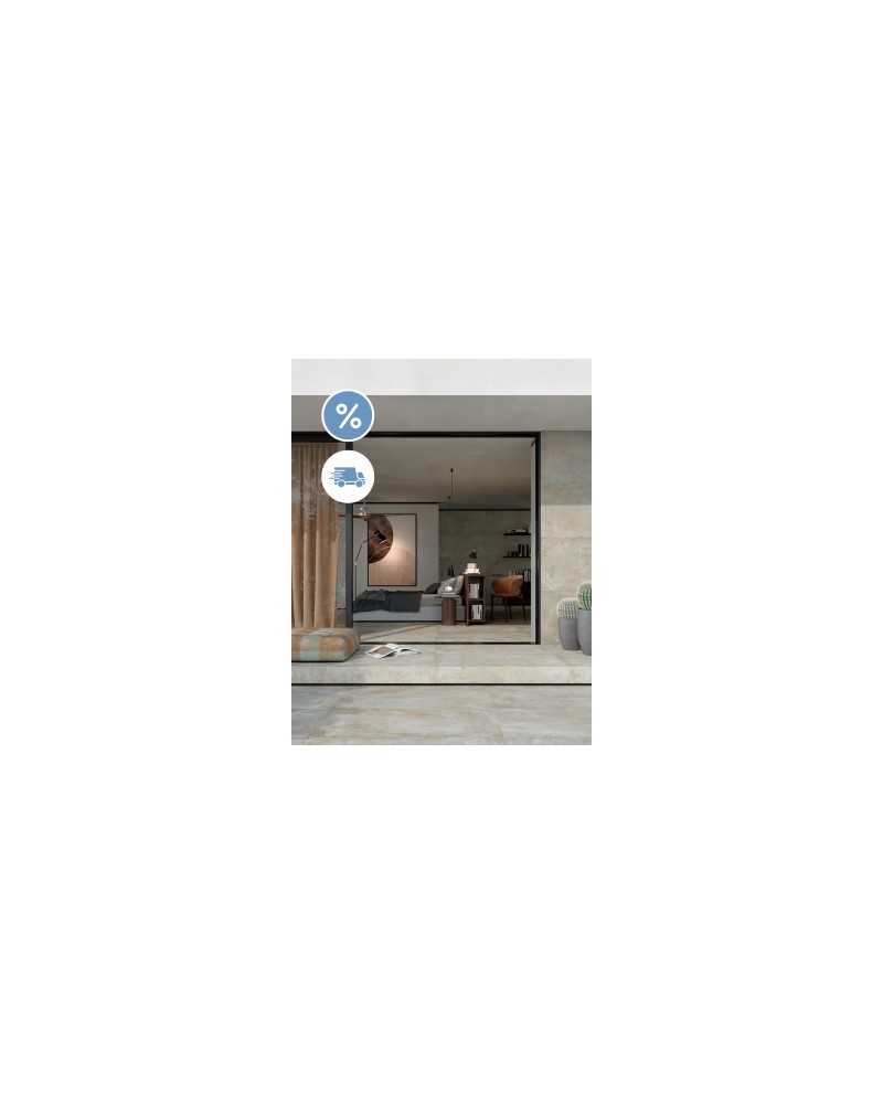 PLAZA DE MARAZZI | Porcelánico efecto cemento en tonos neutros | Azulisimo