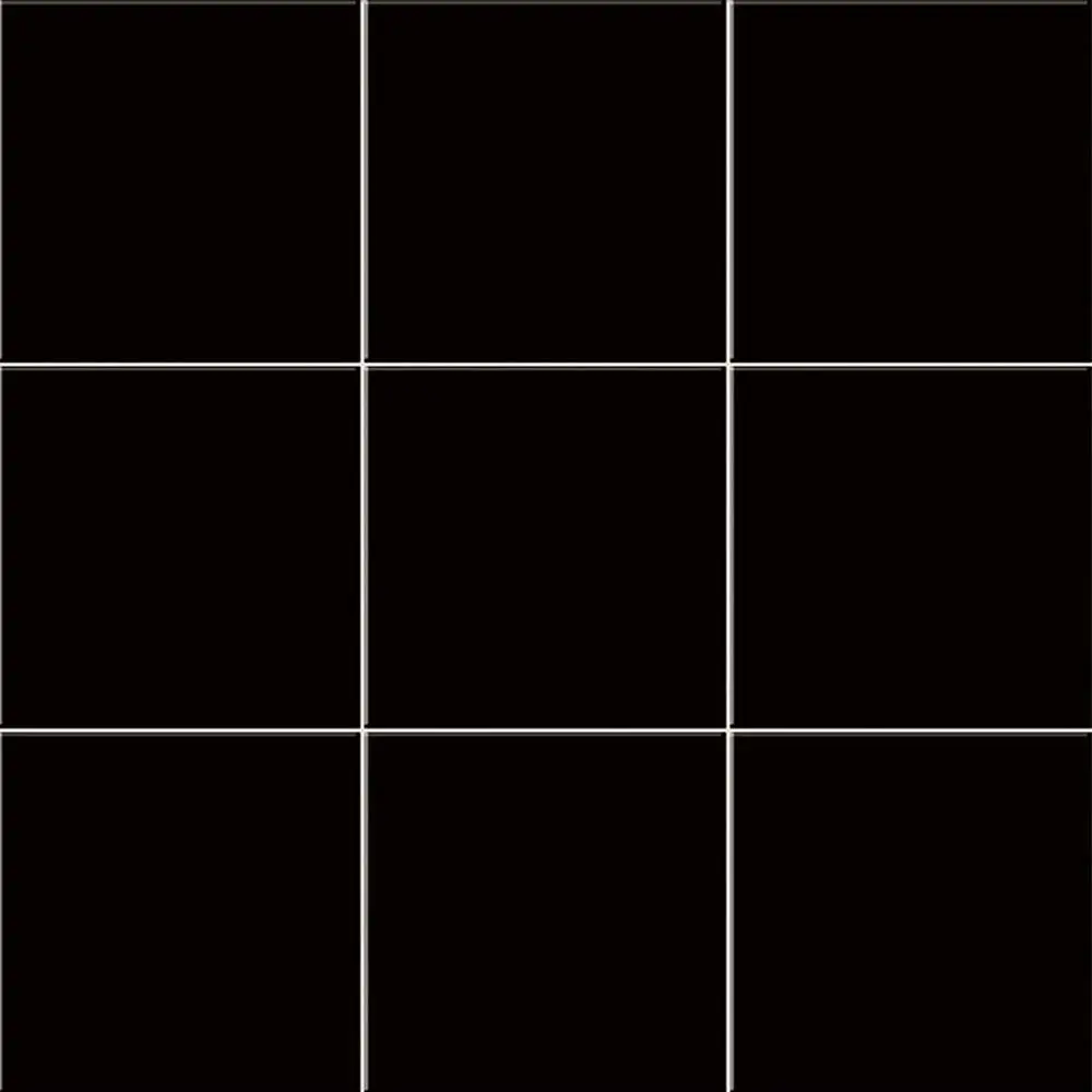 Azulejo Chroma, color negro, formato 20x20cm de la marca Mainzu.